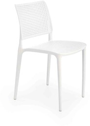 Krzesło plastikowe k514 biały halmar