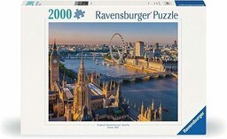 Ravensburger Puzzle 16627 Nastrojowy Londyn 2000 Elementów Puzzle