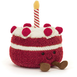 MASKOTKA JELLYCAT Uśmiechnięty TORCIK Z MALINAMI Cheri