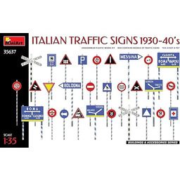 Miniart MIN35637 1:35 - włoskie znaki drogowe 1930-40