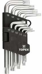 TOPEX Zestaw kluczy sześciokątnych 35D960 T10 - T50