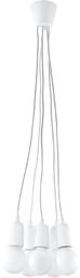 Lampa wisząca DIEGO 5 biała - Sollux