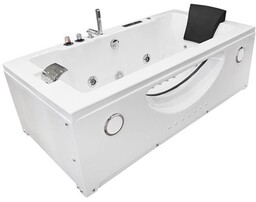 Wanna z hydromasażem przyścienna 180x91 cm MO-1007HC