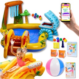 Basen Intex Dla Dzieci Dmuchany Ogrodowy Plac Zabaw