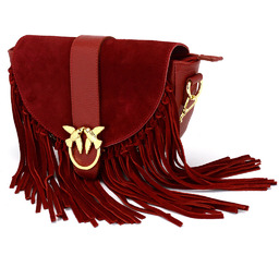 Listonoszka damska z frędzlami skórzana Vera Pelle