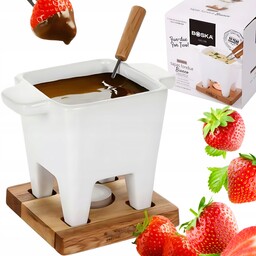 Boska Zestaw Do Fondue Z Podgrzewaczem Do Czekolad