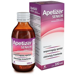 Apetizer Senior Syrop malinowo-porzeczkowy, 100 ml