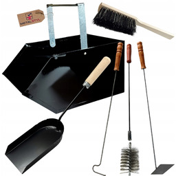 Węglarka pojemnik na drewno węgiel popiół akcesoria przybory