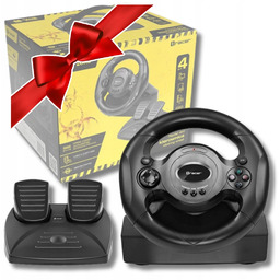 Kierownica Do Gier z pedałami Zestaw przyciski PS4