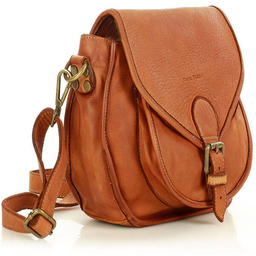 MARCO MAZZINI Klasyczna listonoszka z naturalnej skóry saddle