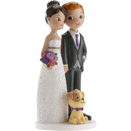 dekora - Dekoracja tortu weselnego Figurka tortu weselnego