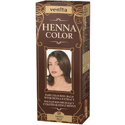 Venita Henna Color farba do włosów, 15 brązowy,