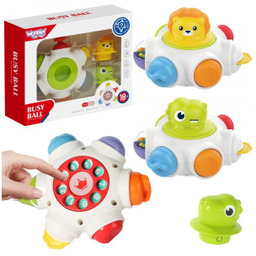 Kosmiczna Rakieta Aktywności Edukacyjna Kostka Sensoryczna 18m Woopie