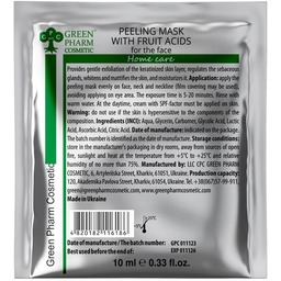 Maseczka peeling do twarzy z kwasami owocowymi 10ml