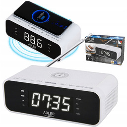 Radio Kuchenne Radiobudzik Fm Bluetooth Ładowarka Indukcyjna Usb