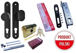 Gałka Pochwyt Zamek 90/22 Wkładka 3 Klucze