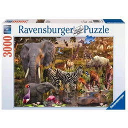 Puzzle 3000 elementów. Afrykańskie zwierzęta Ravensburger