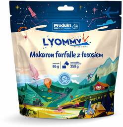 Liofilizat Lyommy Makaron farfalle z łososiem 350g