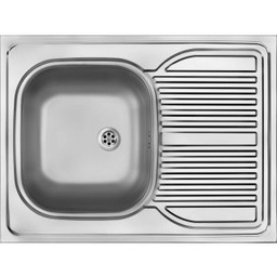 DEANTE Zlewozmywak stalowy TANGO satyna 1-komorowy z ociekaczem