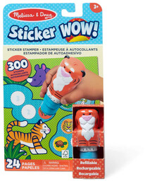 Sticker Wow stempel z naklejkami Tygrys 32014 Melissa