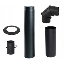 Rury, Zestaw Przyłączeniowy Do Pieca, Kominka fi 120