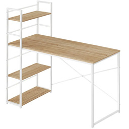 Elior Nowoczesne biurko biały + dąb sonoma S3-R95