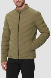 GUESS Zielona kurtka męska Biker Jacket, Rozmiar XXL