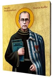 Ikona święty Maksymilian Maria Kolbe