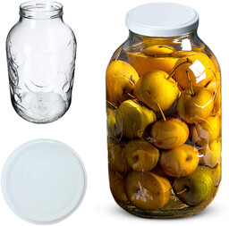 Słój Alen 5000ml 100mm + wieczko białe 1szt