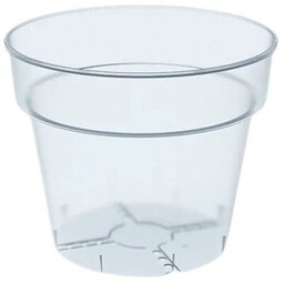PROSPERPLAST Doniczka Planti DMLR120-S429 Transparentny