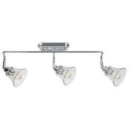 Rabalux Ruchoma lampa ścienna Antoine industrialna przezroczysta chrom