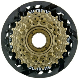 Shimano Wolnobieg nakręcany MF-TZ500 (7-mio rzędowy) z osłoną