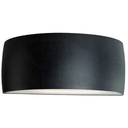 Norlys - Vasa LED Ścienna Lampa Ogrodowa Czarna