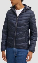 GUESS Granatowa męska kurtka z kapturem Super Light