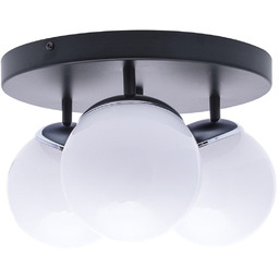MILAGRO MLP8874 Lampa sufitowa SFERA BLACK/CHROME 3xE14