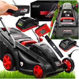 Kosiarka Akumulatorowa 42CM Silnik Indukcyjny 40V Ładowarka Mocna