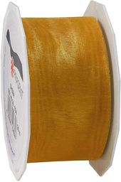 C.E. Pattberg Sheer Organza Ribbon, Sunny Yellow, 40