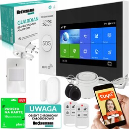 Alarm Bezprzewodowy Czujnik Ruchu Drzwi Okno Gsm Syrena