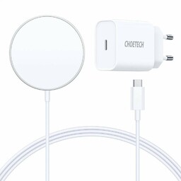 Choetech T518-F+H046-V2 magnetyczna ładowarka bezprzewodowa Qi 15W (kompatybilna