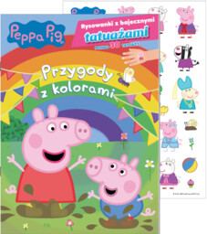 Świnka Peppa Rysowanki z bajecznymi tatuażami 1 Przygody