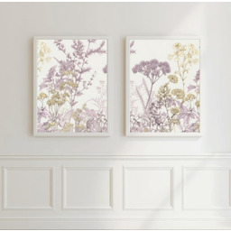 Pakamera ZESTAW 2 PLAKATÓW , grafiki kwiaty, rysunek