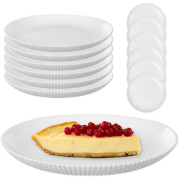 Talerz deserowy Regno 19 cm biały 6 szt.