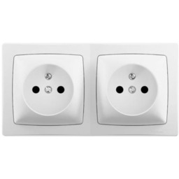 Gniazdo podwójne 2P+Z natynkowe Oteo Legrand 086076L
