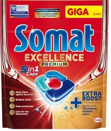TABLETKI DO ZMYWARKI SOMAT EXCELLENCE 5IN1 42 KAPSUŁEK