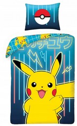 Pościel Pokemon 140x200 Pikachu Gra Anima Pokemony