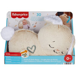 FISHER PRICE Maskotka Śpiący Króliczek Usypiacz-Uspokajacz HXG97