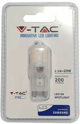 Żarówka LED G9 2,5W 230V 4000K biała neutralna