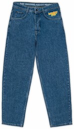 spodnie męskie HOMEBOY X-TRA BAGGY Denim Washed Blue