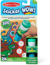 Sticker Wow stempel z naklejkami Dinozaur 32012 Melissa