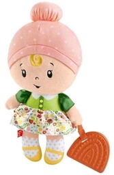 Fisher Price Lalka Przytulanka + gryzak HXK44